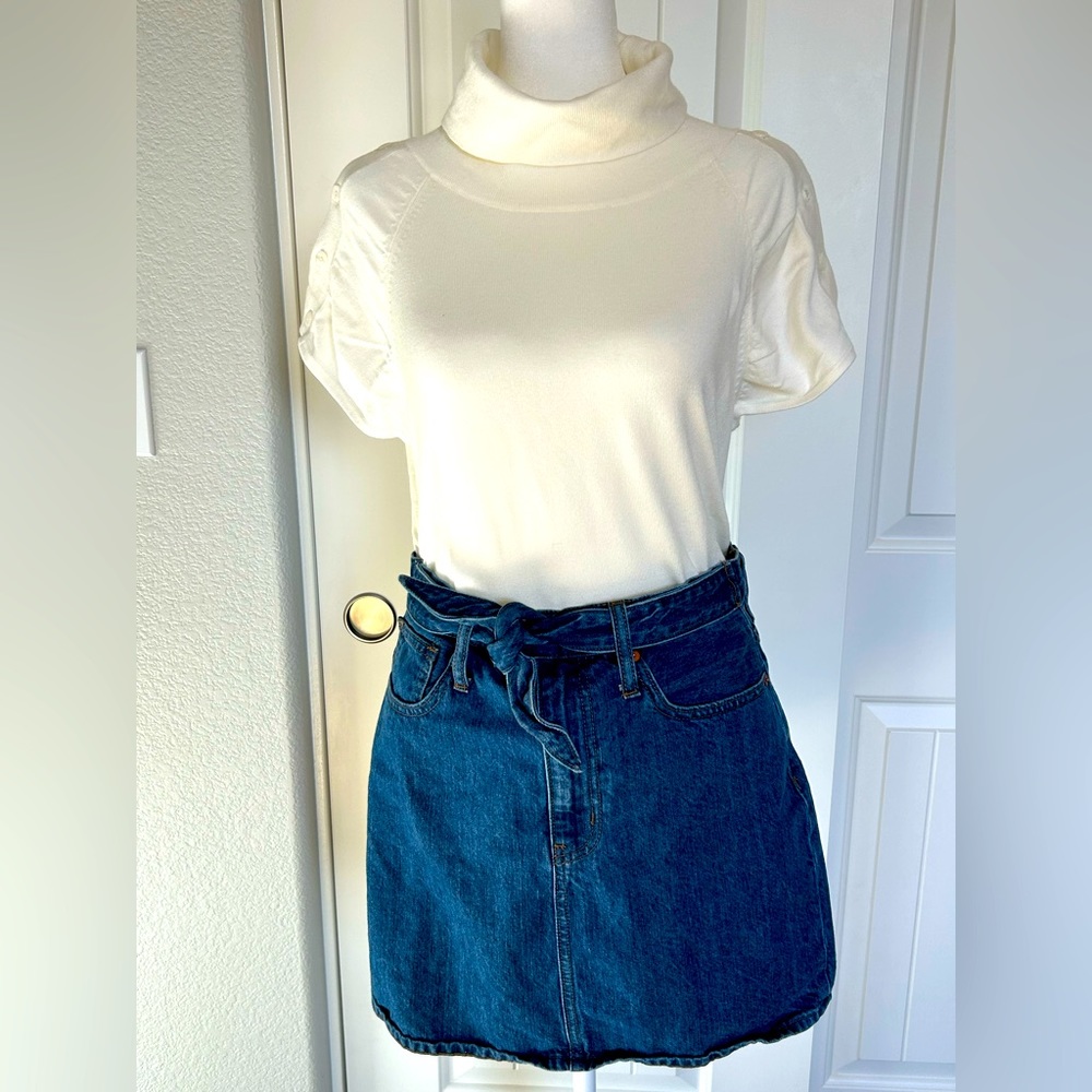 Madewell denim skirt